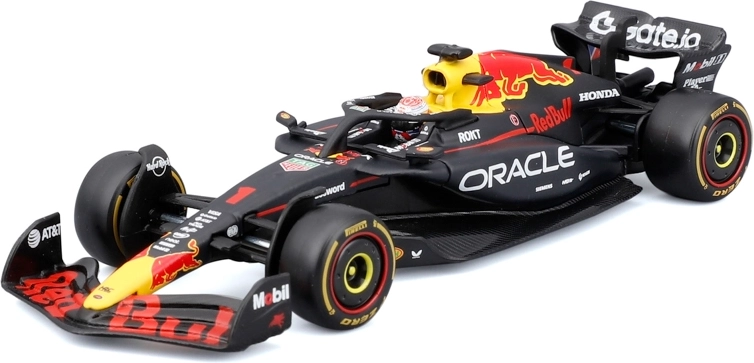 Model Formule 1 Bburago Oracle Red Bull Racing RB21 2025 Max Verstappen 1:43 v dekorativni škatli