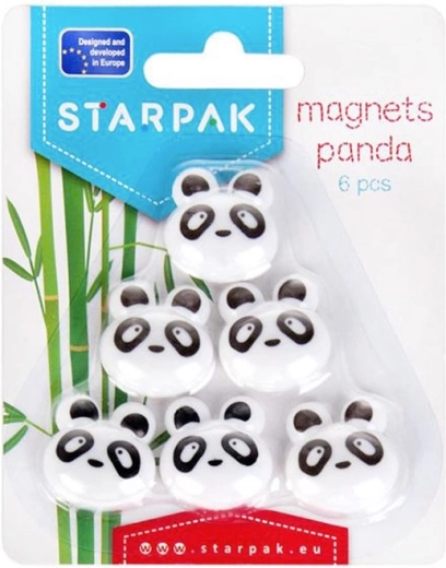 Magnetki panda 6 kosov