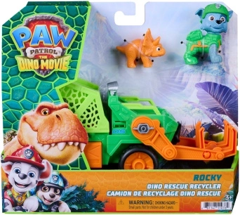 Tačke na patrulji Dino Movie Rockyjevo reciklažno vozilo s figuricama