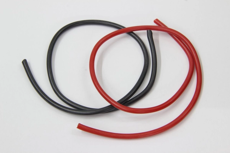 Silikonski vodniki 1,5 mm² 1 m rdeči/črni