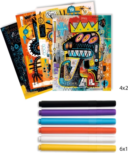 Skicirke in flomastri za takojšnje ustvarjanje