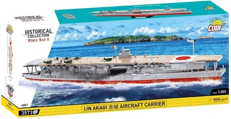 Komplet za sestavljanje letalonosilke IJN Akagi