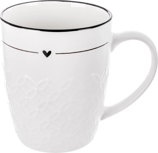 Porcelanasti lonček Srce 0,4 l