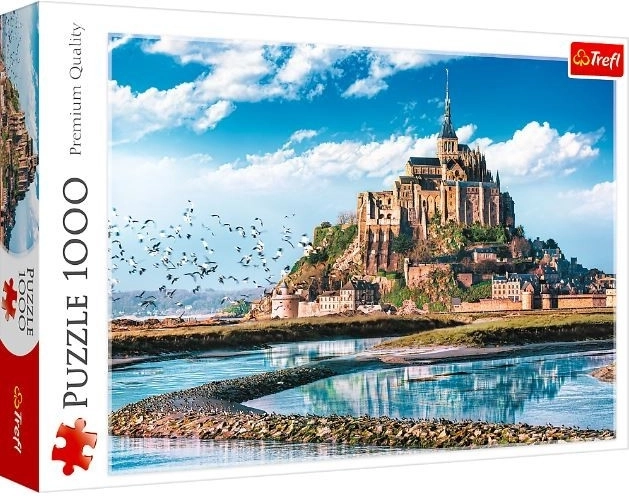 Sestavljanka 1000 koščkov Mont Saint-Michel Francija