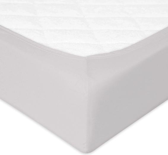 Elasticated edge – holds firmly on the mattress