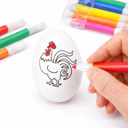 Predhodno natisnjen motiv petelina