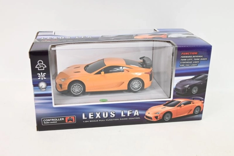 RC avto Lexus LFA oranžen 1:24