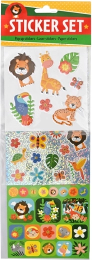 Tri vrste nalepk v enem pakiranju