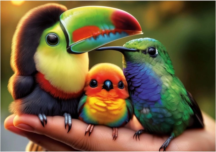 Educa sestavljanka Ptičeki 200 kosov