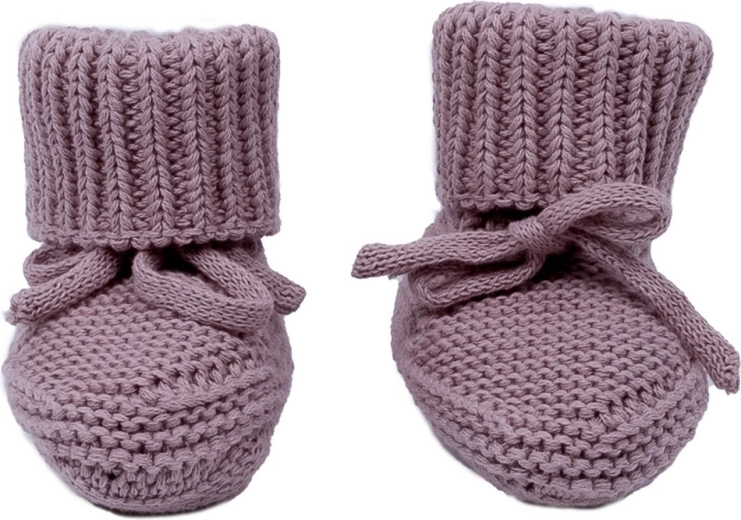 Lodger pleteni copatki rose 0–6 mesecev