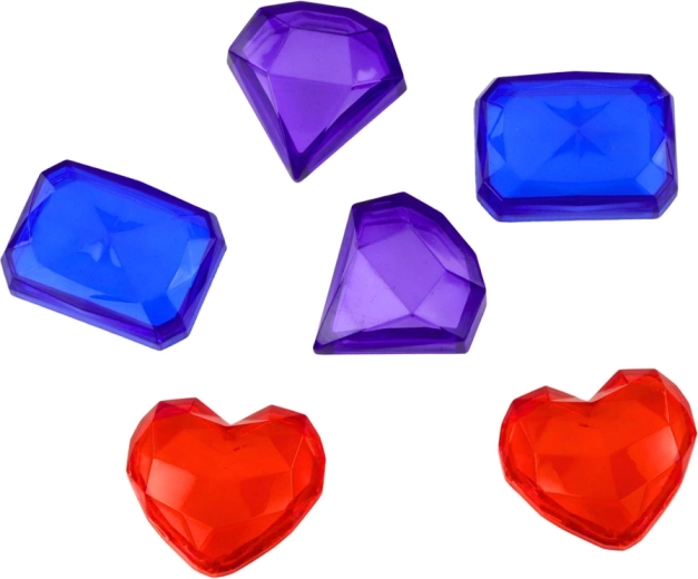 Bleščeči dragulji in oblike za kreativno igro