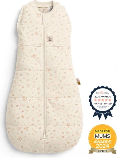 ErgoPouch previjalna odejica in spalna vreča 2 v 1 Cocoon Lullaby 2,5 TOG, 6–12 mesecev
