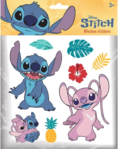 Statične okenske nalepke Lilo & Stitch