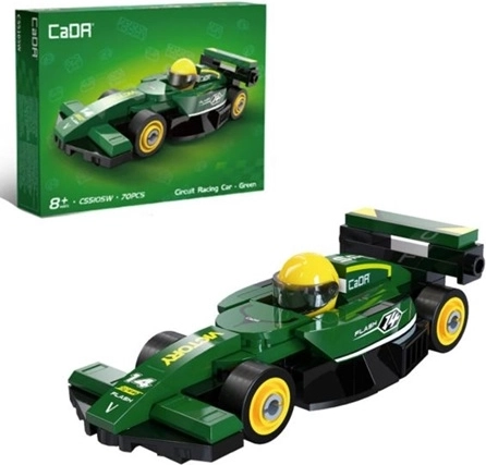 Cada gradbeni komplet športni avto Circuit Racing Car zelen