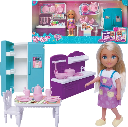 Punčka Katka s kuhinjskim setom