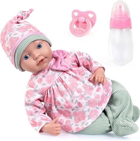 Punčka Bayer Reborn 38 cm z dodatki