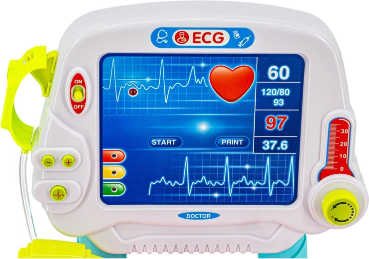 Interaktivni EKG monitor na vozičku