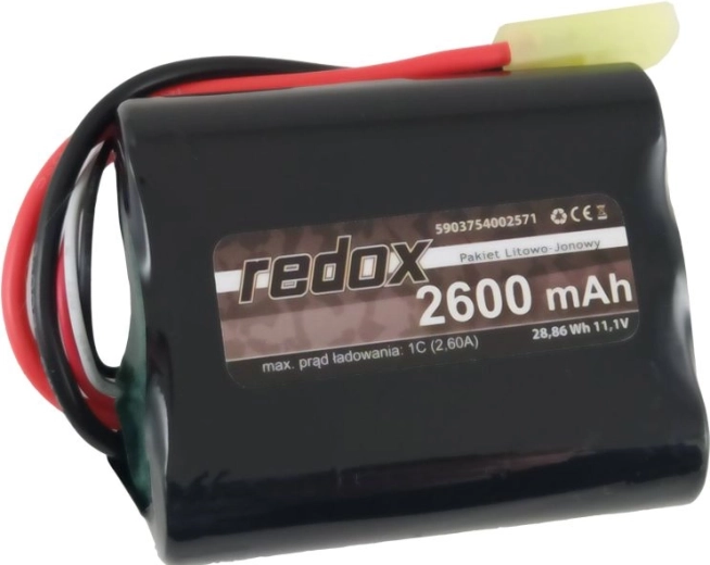 Redox ASG Li-Ion baterija 2600 mAh 11,1 V mini tamiya (paket) - 1 kos
