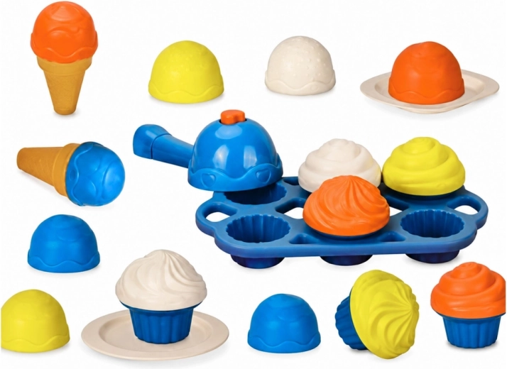 Modelčki in deli za več kombinacij sladic