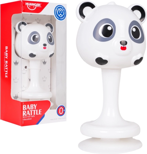Baby rattle Panda with suction cup - 1 piece