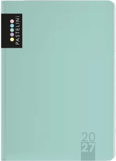 Tedenski planer A5 Pastelini 2027 zeleni