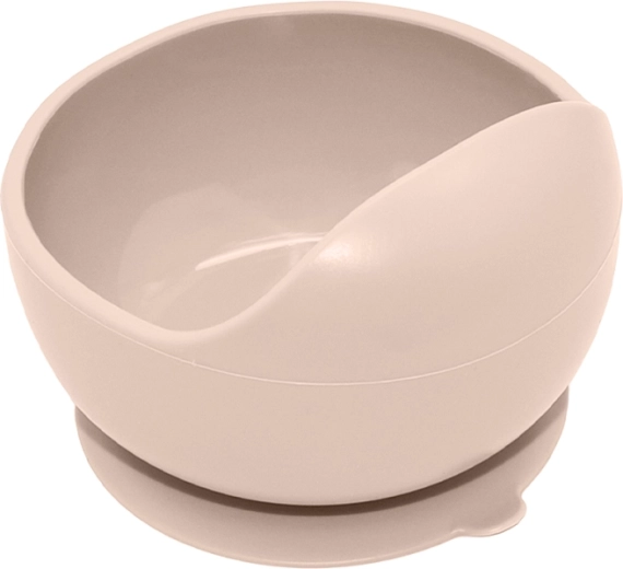 Suction bowl for less mess