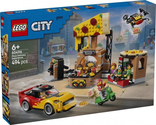 LEGO City dostava pice z vozili