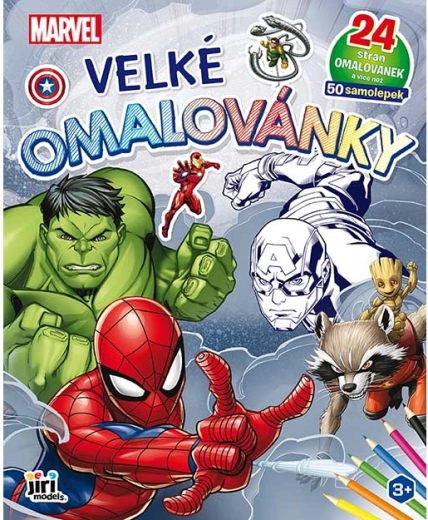 Velike pobarvanke Marvel