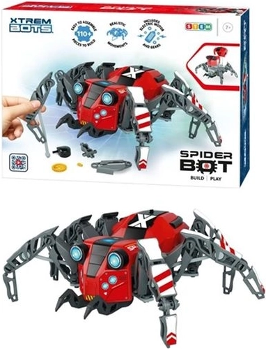 Xtrem Bots Spider Bot komplet za sestavljanje robotskega pajka