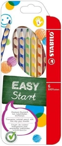 Stabilo EASYcolors set barvic za levičarje, 6 kosov