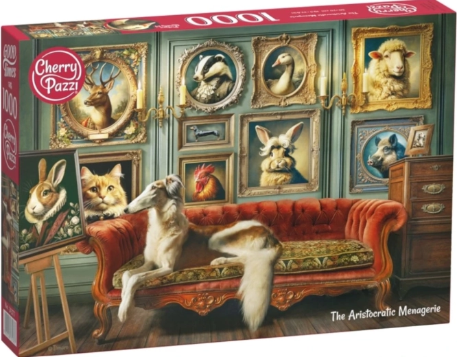 Sestavljanka CHERRY PAZZI Aristokratski živalski svet 1000 koščkov