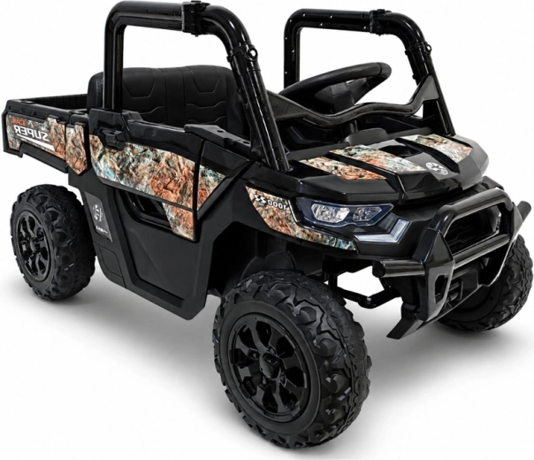 Otroški električni off-road UTV 4x4 24 V črn