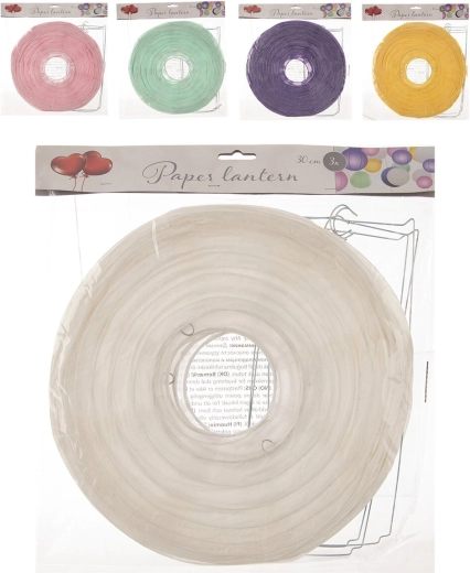 Papirnati lampijoni 3 kos, premer 30 cm (mešane variante 5ASS)