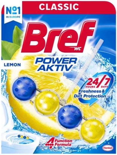 Bref Power Aktiv WC Hanger Lemon 50 g