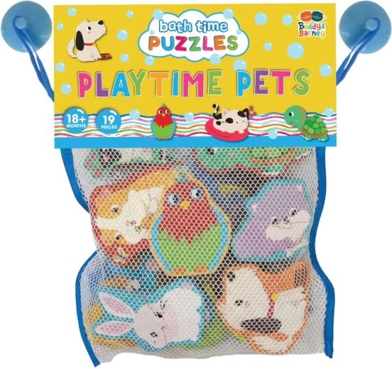 Buddy & Barney penaste sestavljanke – nalepke za kopel z živalicami