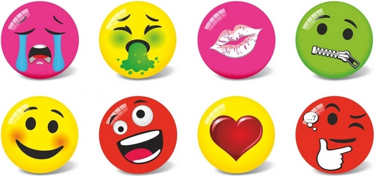 Žoga z obrazom za otroke - majhna 11 cm