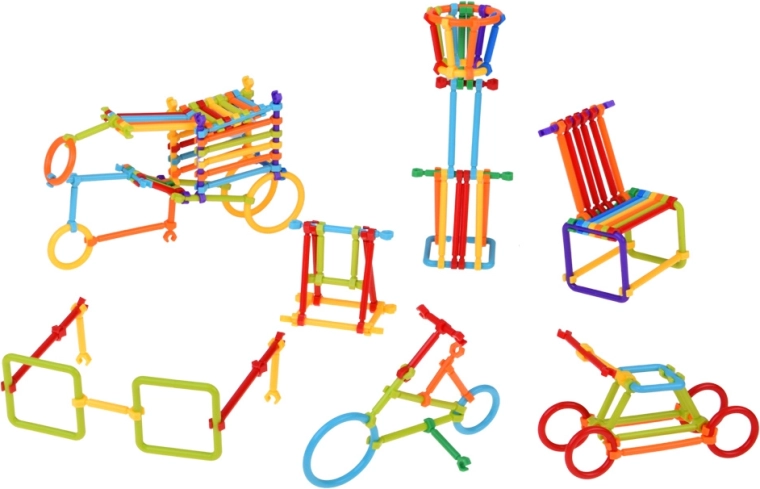 Flat and 3D constructions