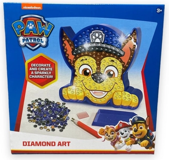 Diamantno slikanje Tačke na patrulji Chase 18 × 18 cm