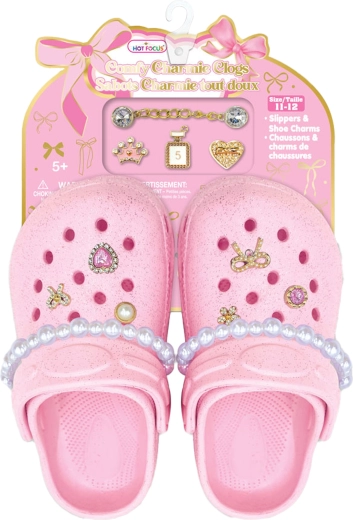 Children’s PERLA sandals, pink with decorative accessories (31–32, approx. 200 mm)