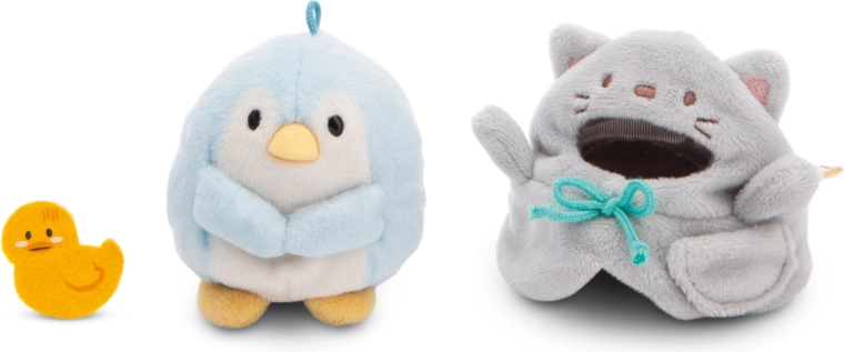 Adorable 3-in-1 set: Waddle, cat costume, and duck