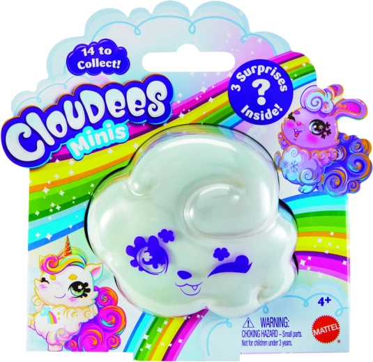 Mattel Cloudees minis mini živalca v oblačku s presenečenjem - 1 kos