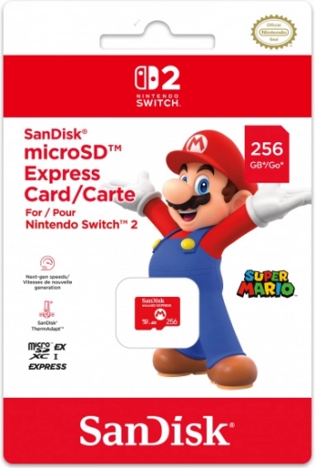 kartica microsd express 256 gb sandisk pro nintendo switch
