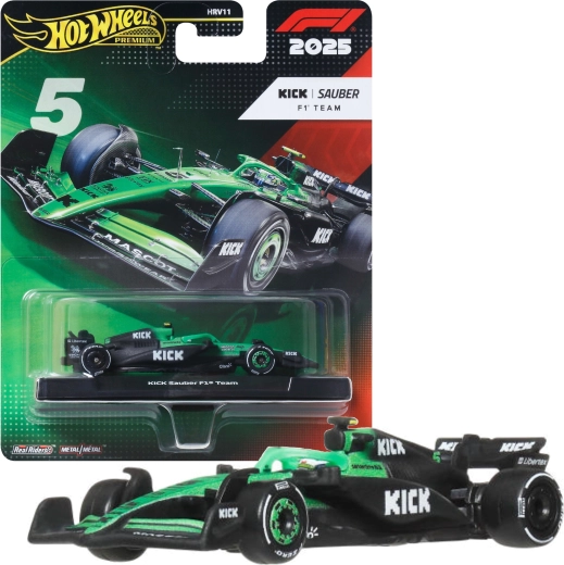 Hot Wheels Premium Formula 1 – dirkalnik Sauber Gabriel Bartoleto #5 (2025)
