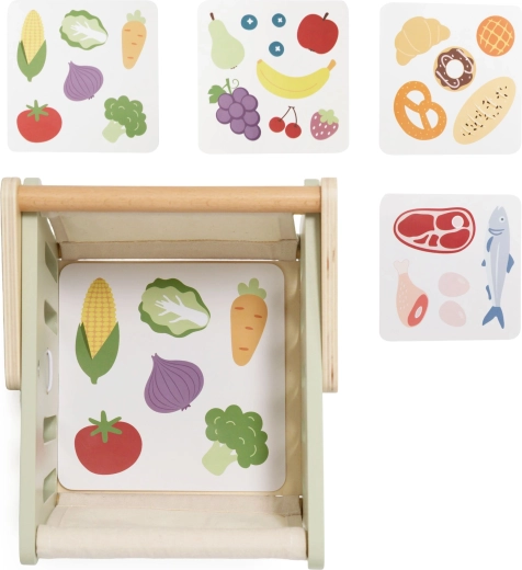 Double-sided shopping cards