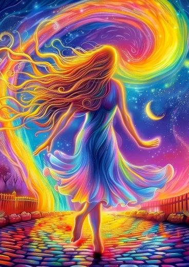 Sestavljanka Barvita pot 1000 koščkov