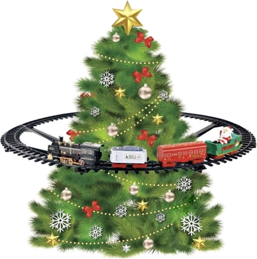 Enostavna montaža okoli božičnega drevesca