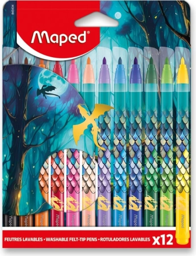 Maped flomastri Dragon 12 kosov