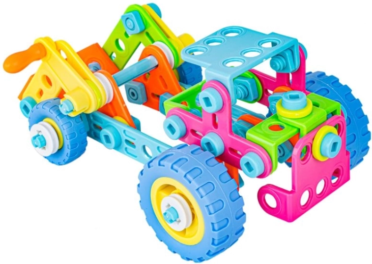 A movable wheeled model for play