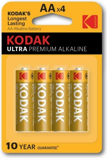 Kodak Ultra Premium alkalne baterije AA 1,5 V, 4 kosi
