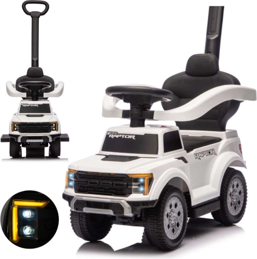 Milly Mally otroški poganjalec z vodilnim ročajem Ford F-150 3v1 bel